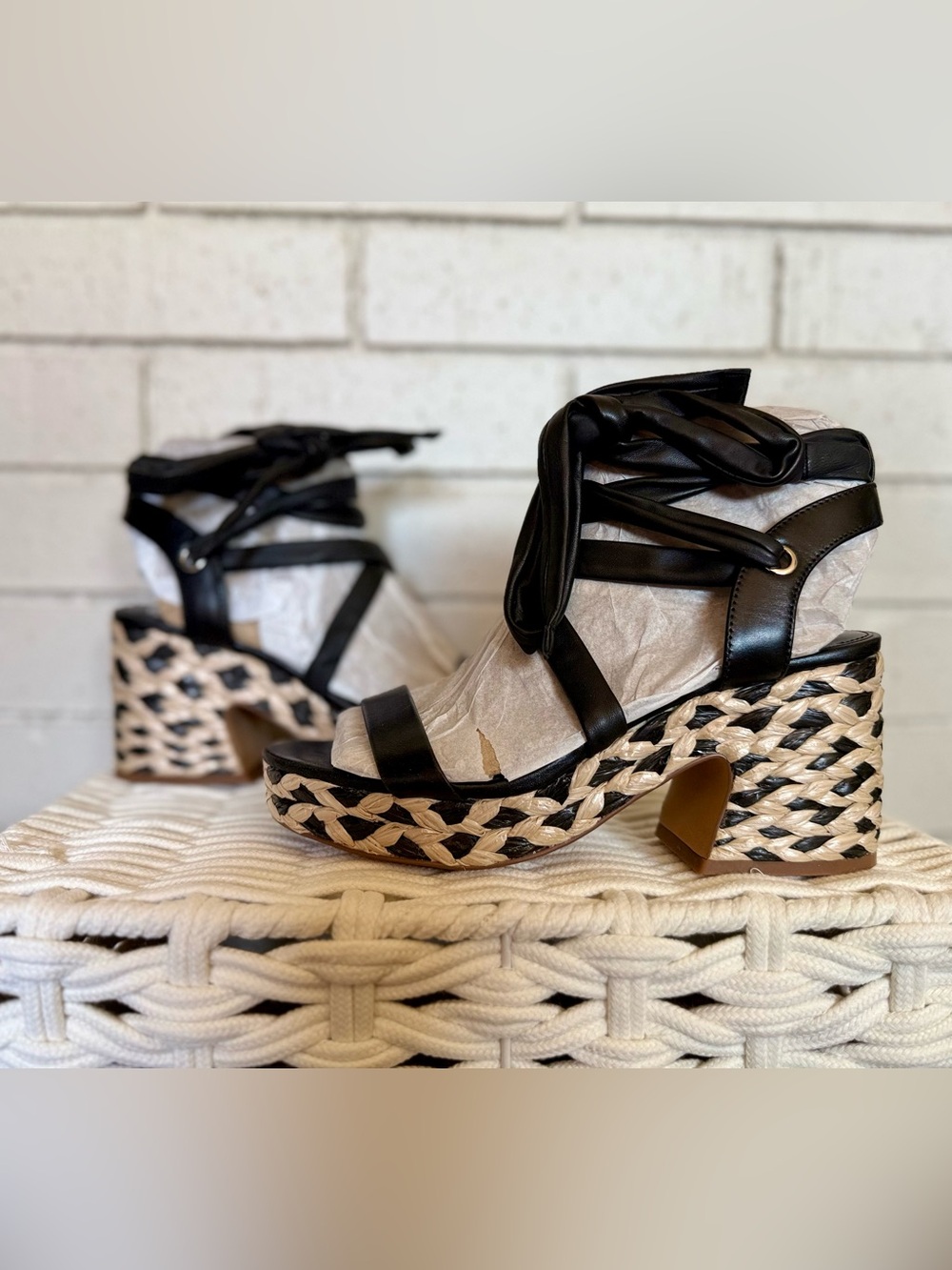 Vince Camuto Black Roreka Espadrille Heels